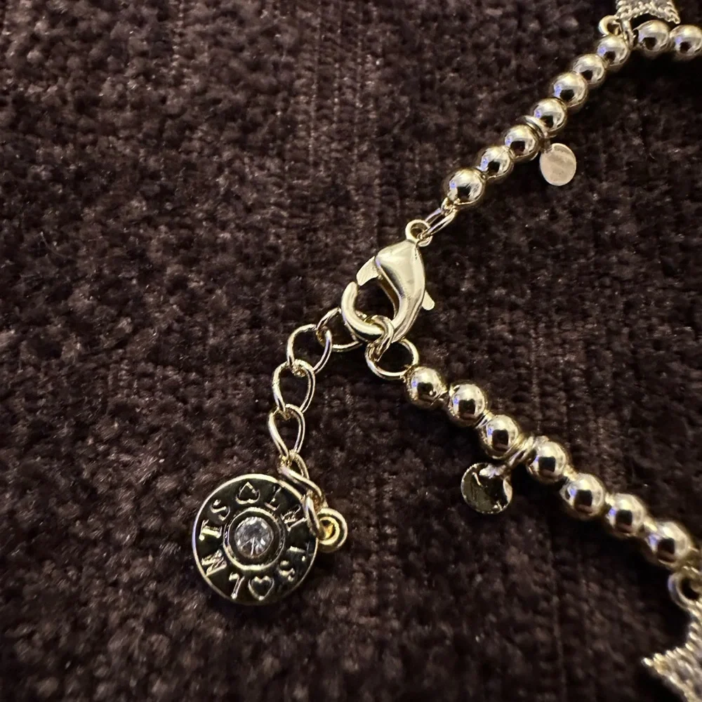 Girls necklace and bracelet‎ set. LMTS Beaded and crystal star design